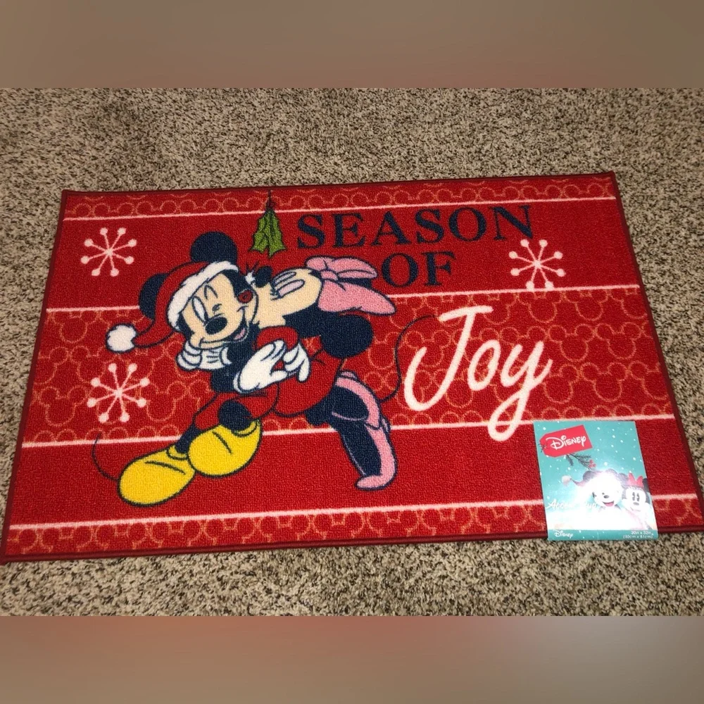Mickey Mouse Christmas Accent Rug